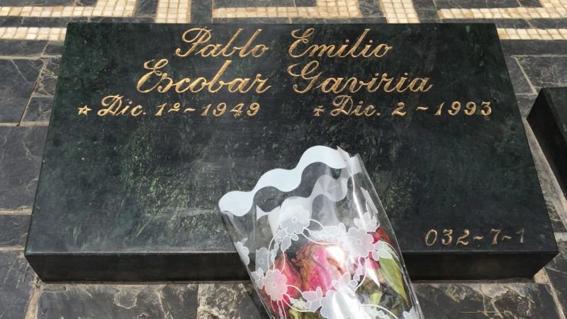 Pablo Escobar sírja meglehetősen egyszerű, visszafogott